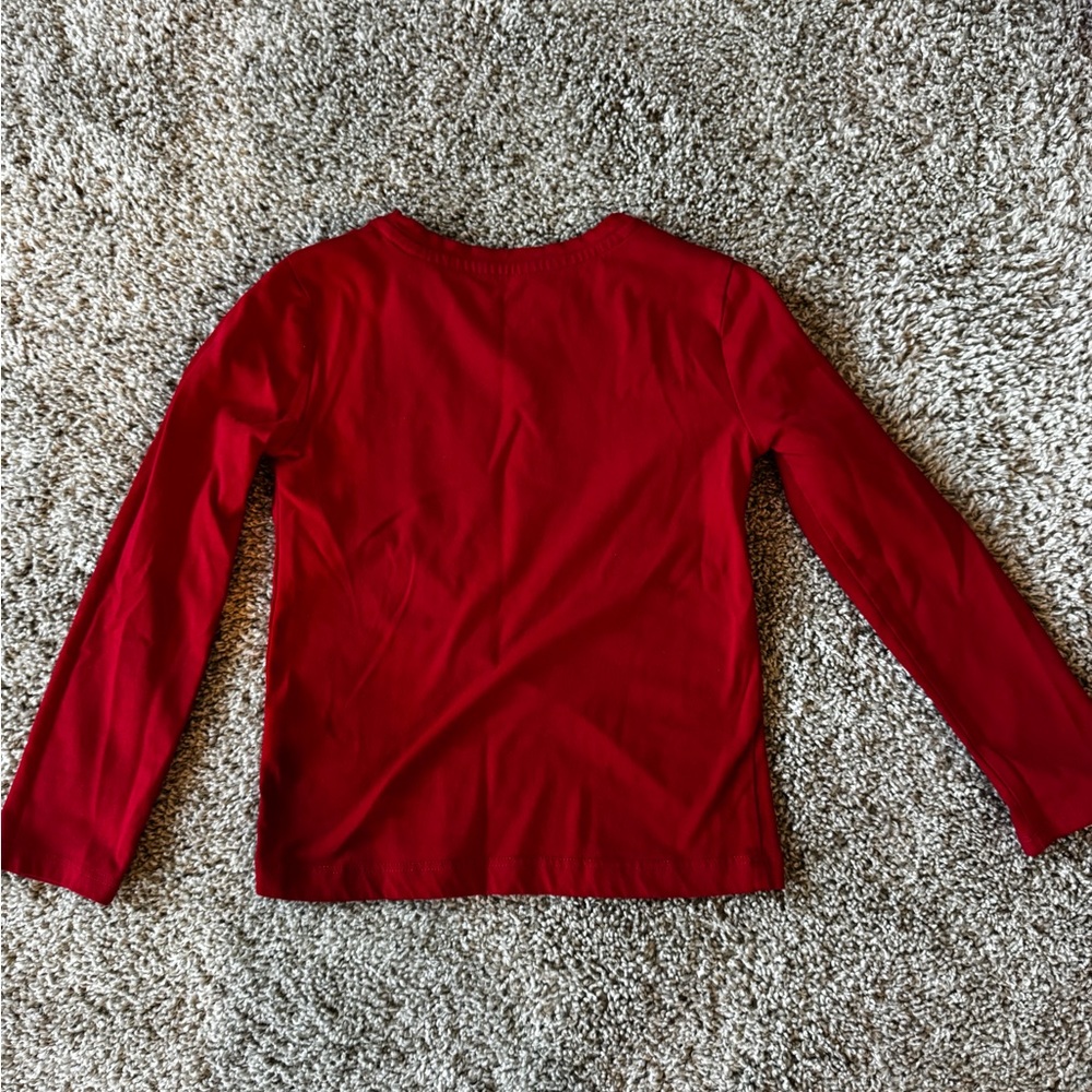 Holiday Time Girls Christmas Unicorn Graphic Tee with Long Sleeves Size XS 4/5 - Picture 6 of 6